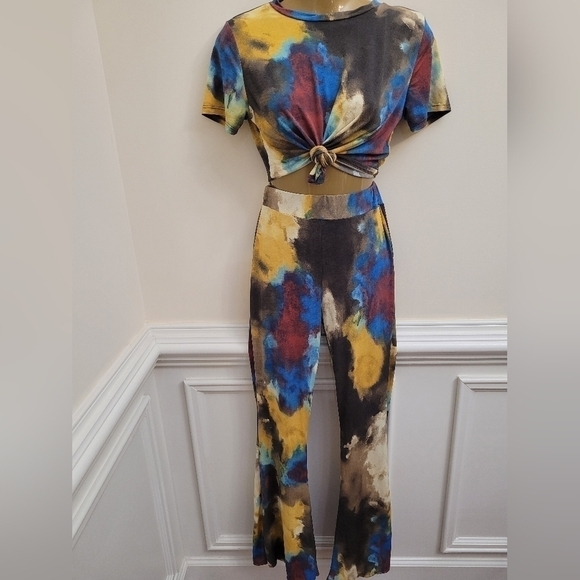 Love Culture tie dye pants set - Picture 2 of 4